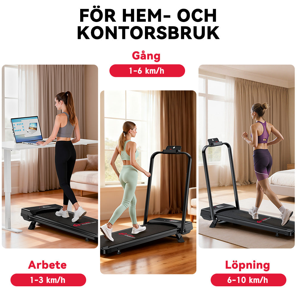 Löpband C1, Hastighet 1-10KM/H, 5 % Manuell Lutning