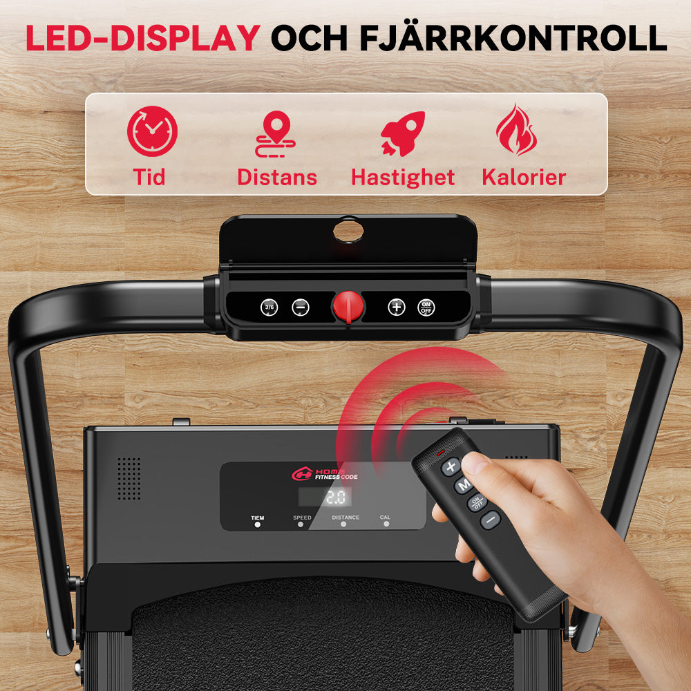 Löpband C1, Hastighet 1-10KM/H, 5 % Manuell Lutning