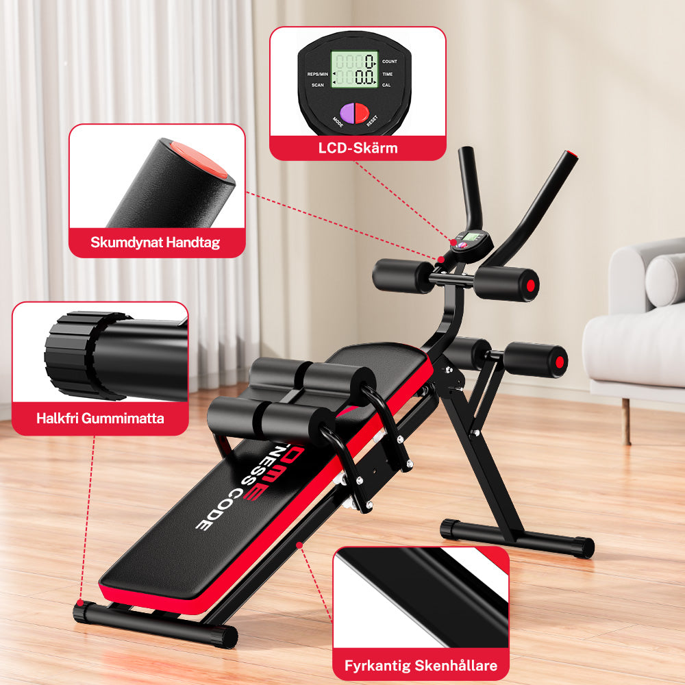 Hopfällbar Magtränare