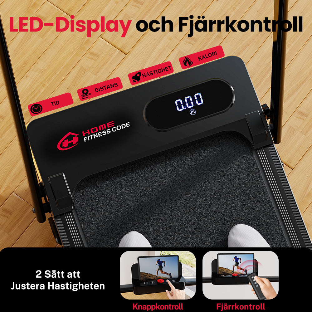 Löpband T7, Hastighet 1-6KM/H, 5 % Manuell Lutning