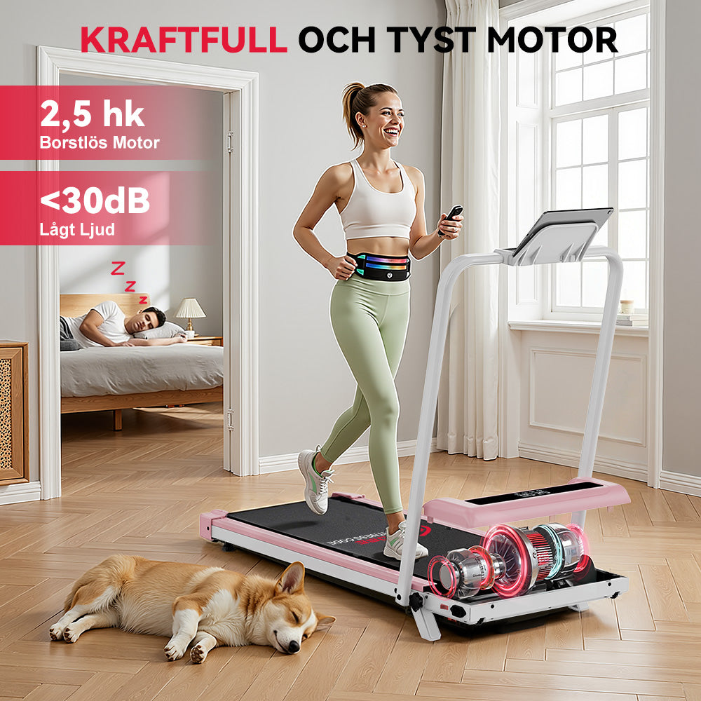 Löpband Z3 med Borstlös Motor, Hastighet 1–6 km/h, 5 % Manuell Lutning