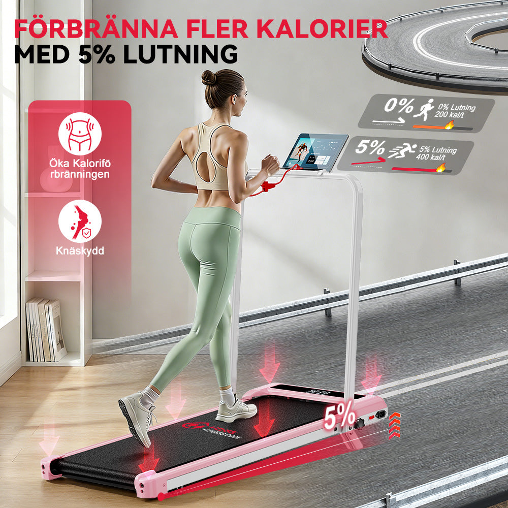 Löpband Z3 med Borstlös Motor, Hastighet 1–6 km/h, 5 % Manuell Lutning