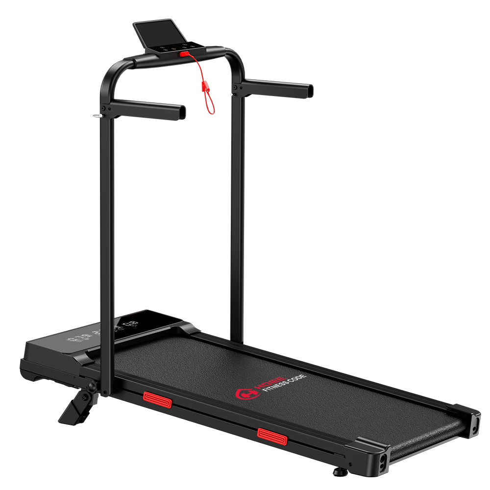Fällbart Löpband Q2 Pro med Borstlös Motor, Hastighet 1–10 km/h, 5 % Manuell Lutning (Ny Version)