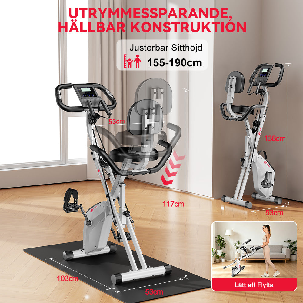 Hopfällbar Motionscykel, Magnetiskt Motstånd