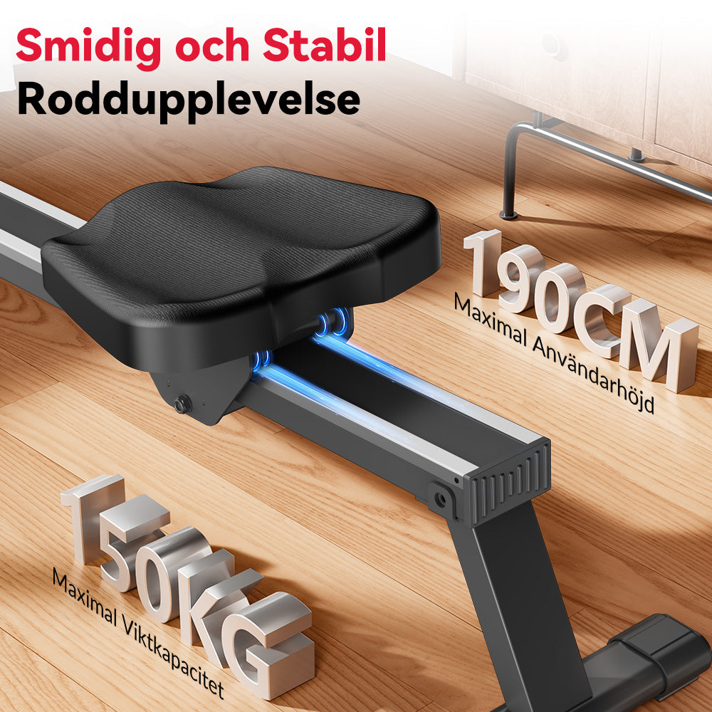Magnetisk Roddmaskin, 16 Nivåer av Motstånd