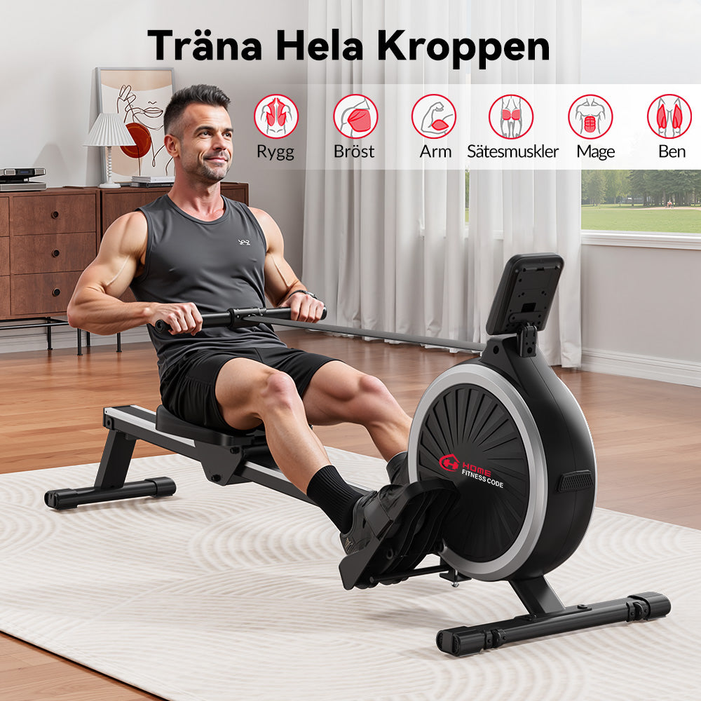 Magnetisk Roddmaskin, 16 Nivåer av Motstånd