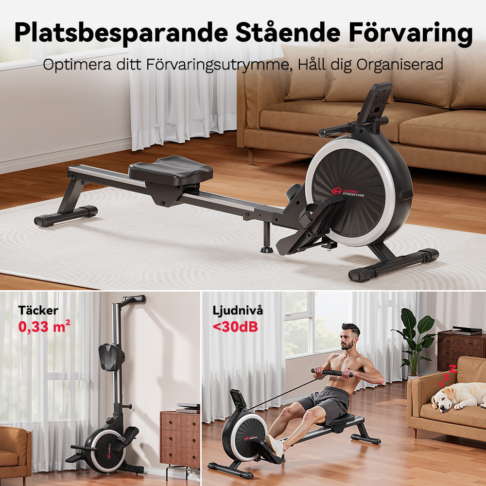 Magnetisk Roddmaskin, 16 Nivåer av Motstånd