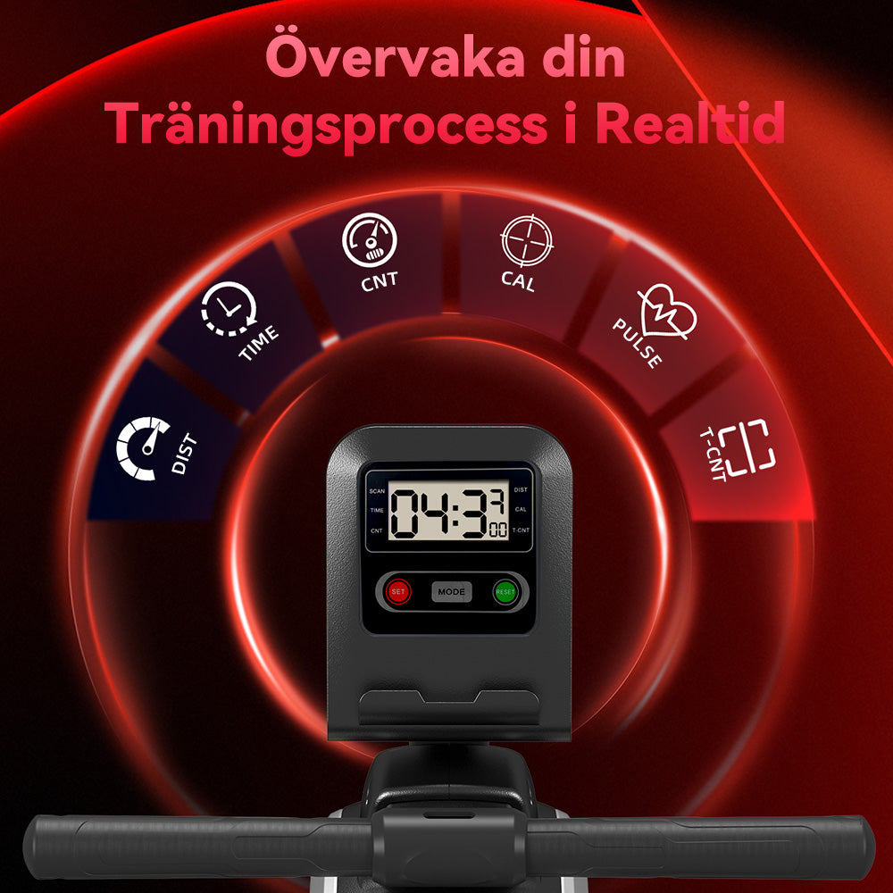 Magnetisk Roddmaskin, 16 Nivåer av Motstånd