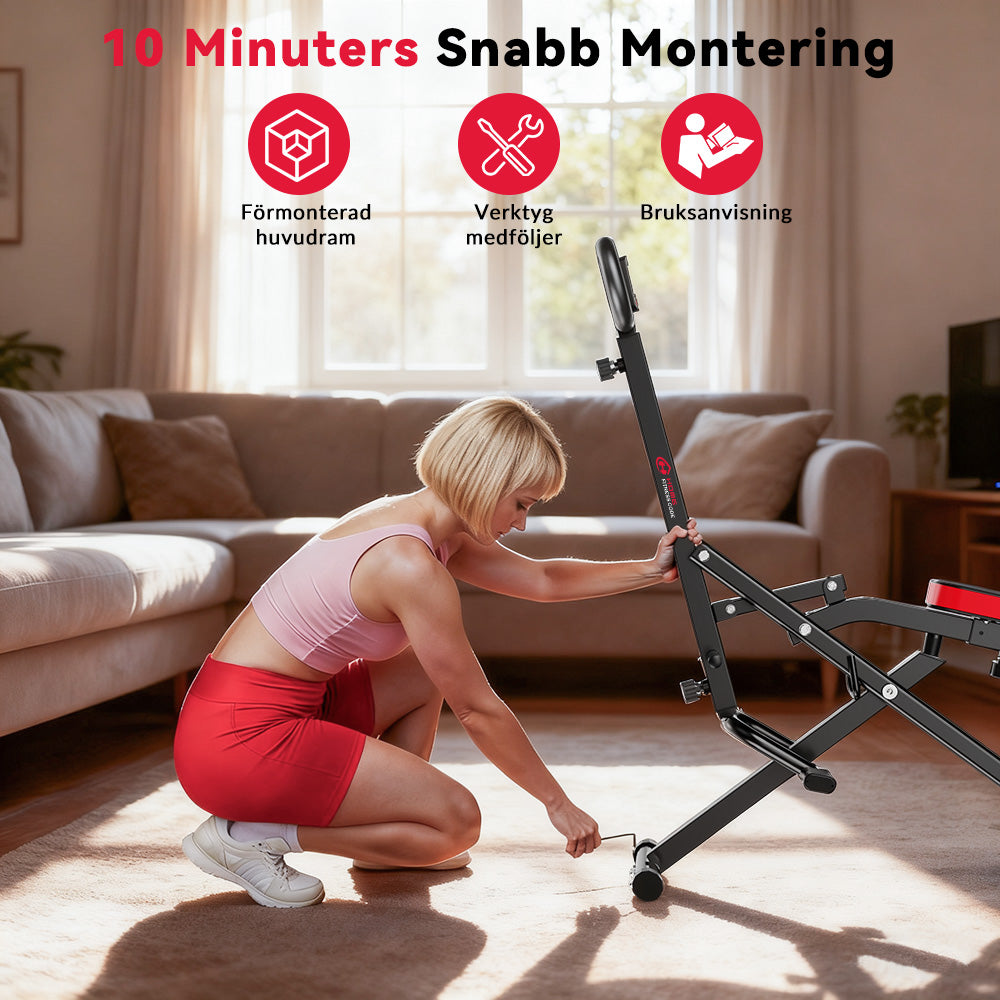 Hopfällbar Djup Knäböjsmaskin