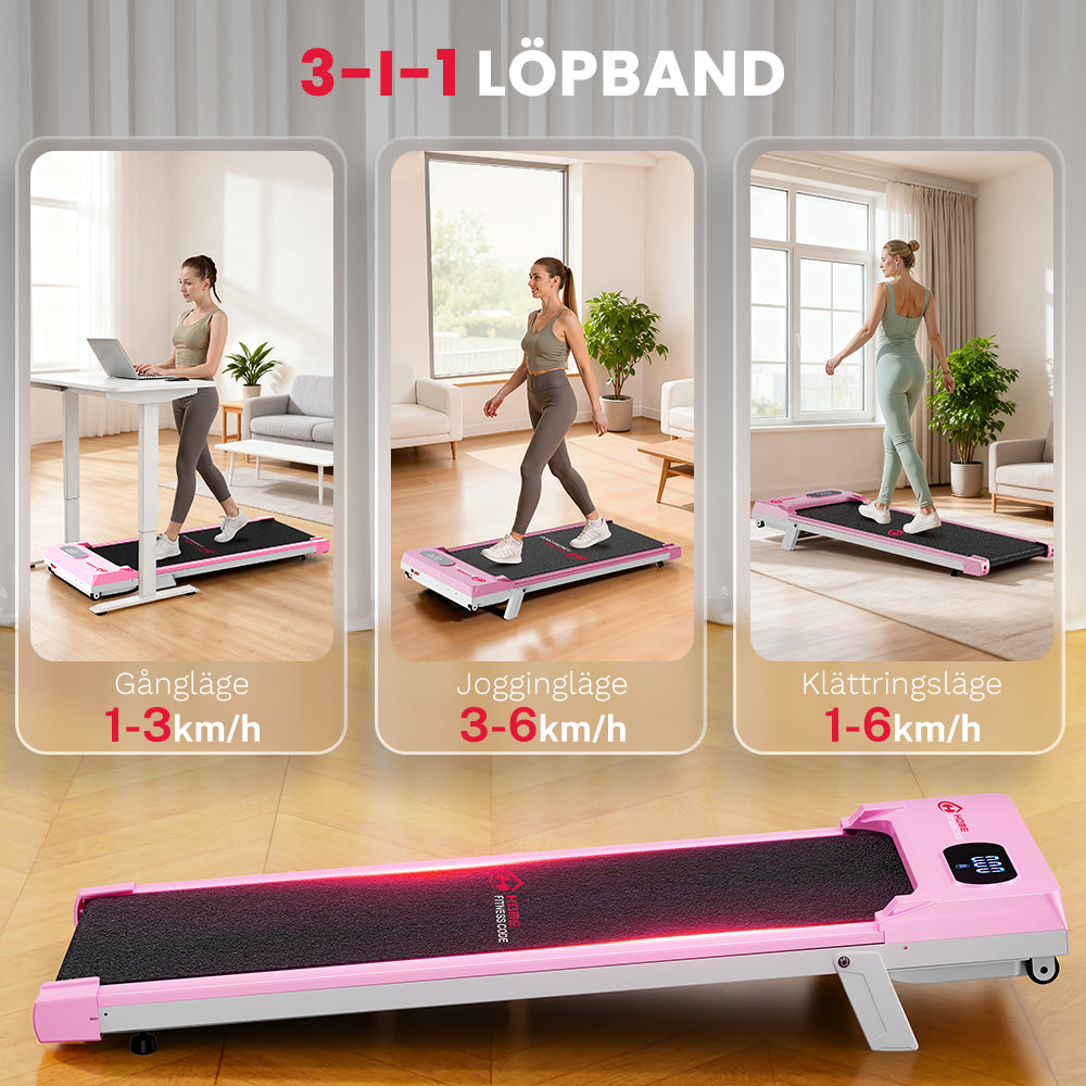 Löpband T7, Hastighet 1-6KM/H, 5 % Manuell Lutning