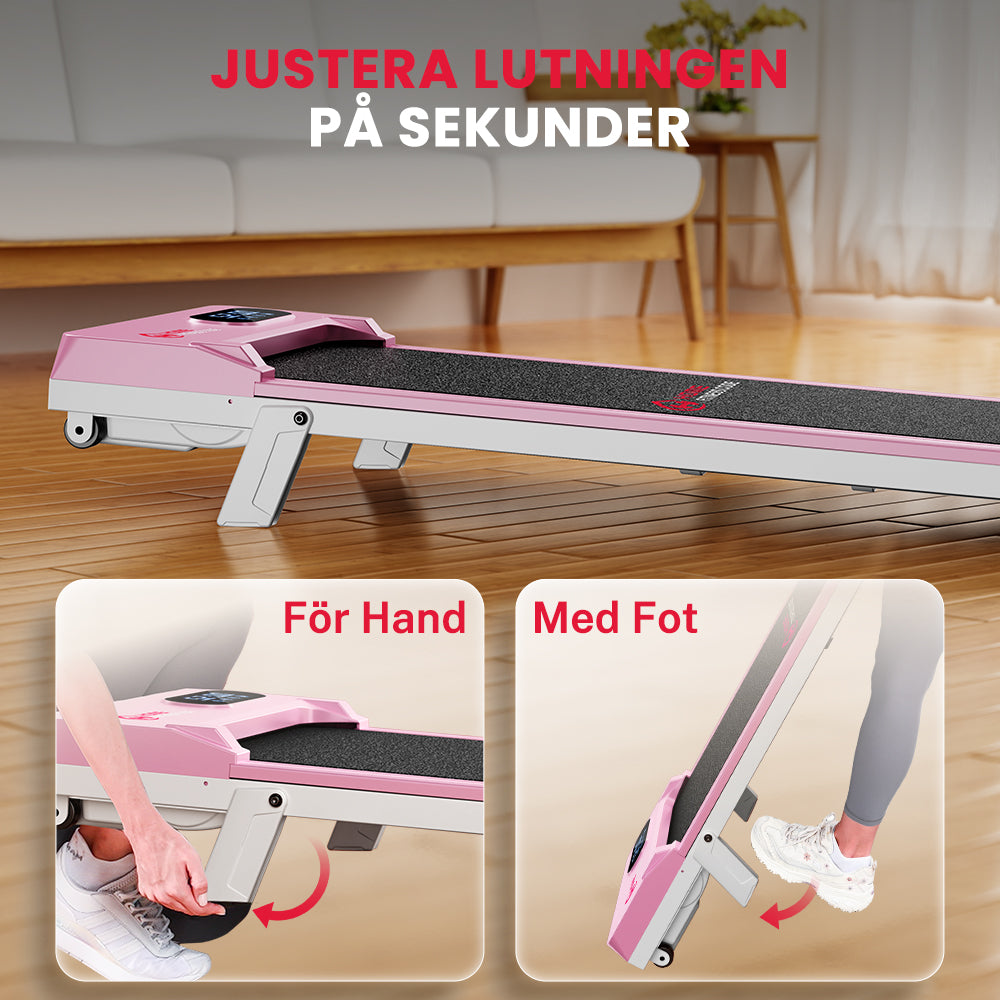 Löpband T7, Hastighet 1-6KM/H, 5 % Manuell Lutning