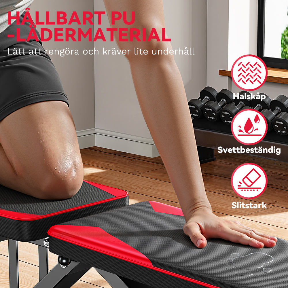 Hopfällbar Träningsbänk