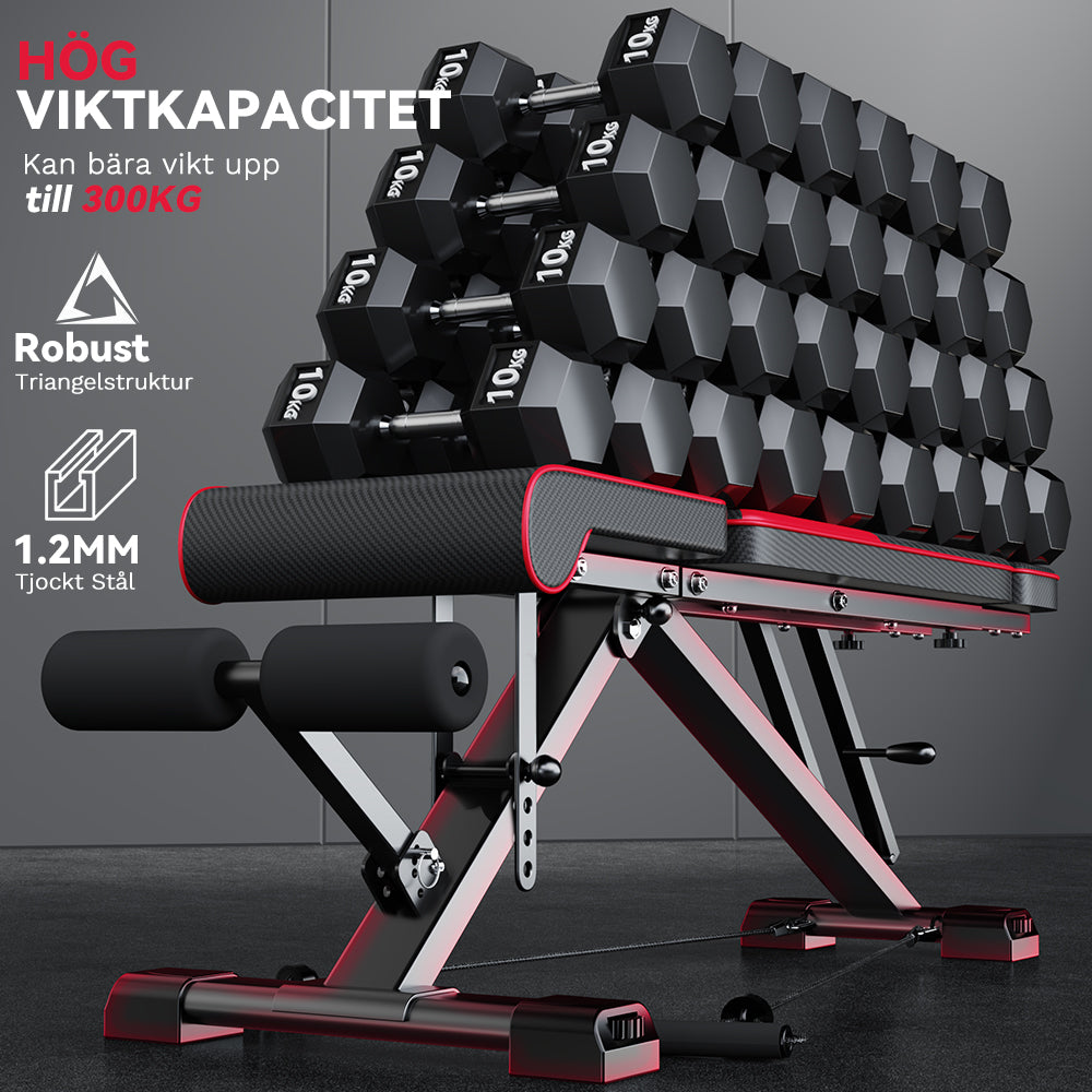 Hopfällbar Träningsbänk