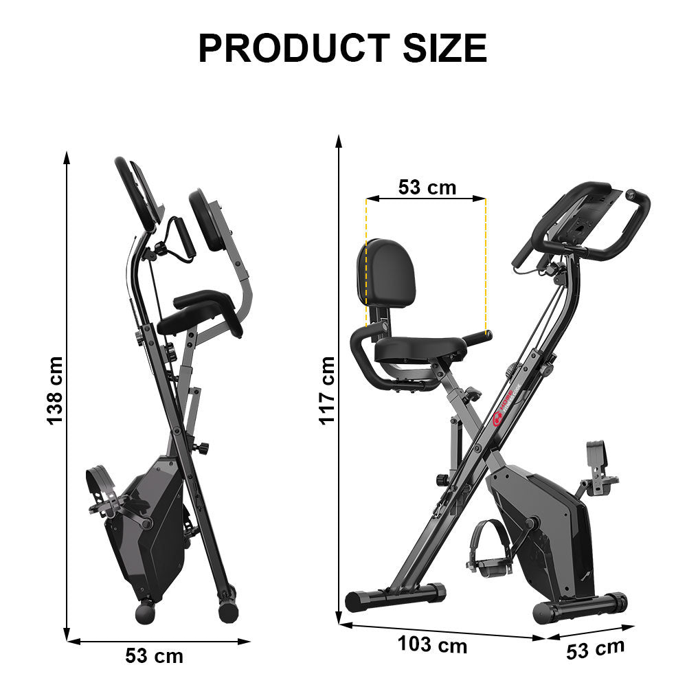 Hopfällbar Motionscykel, Magnetiskt Motstånd