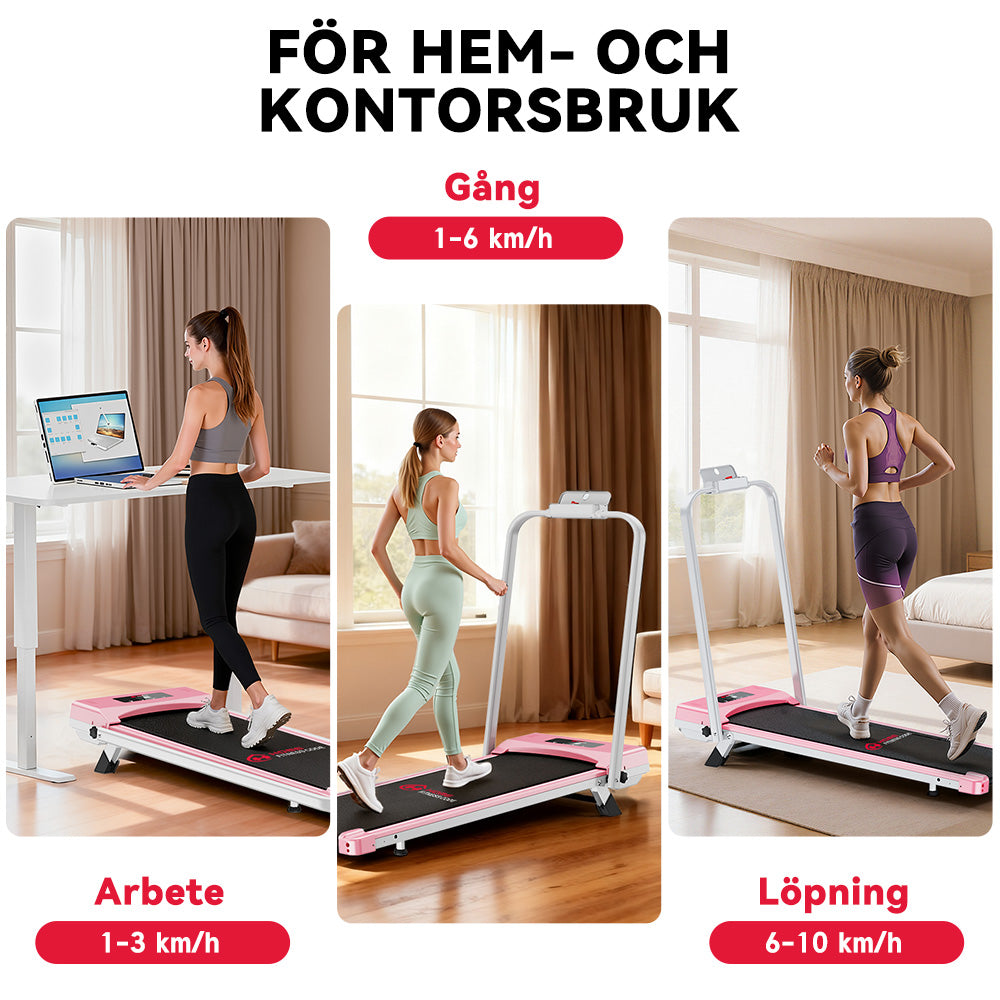 Löpband C1, Hastighet 1-10KM/H, 5 % Manuell Lutning