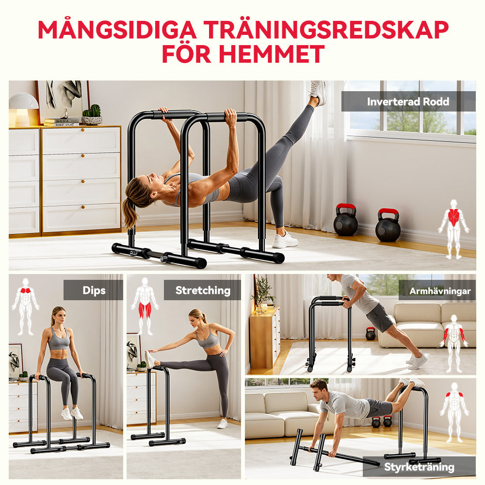 Dipstation Med Parallellstänger