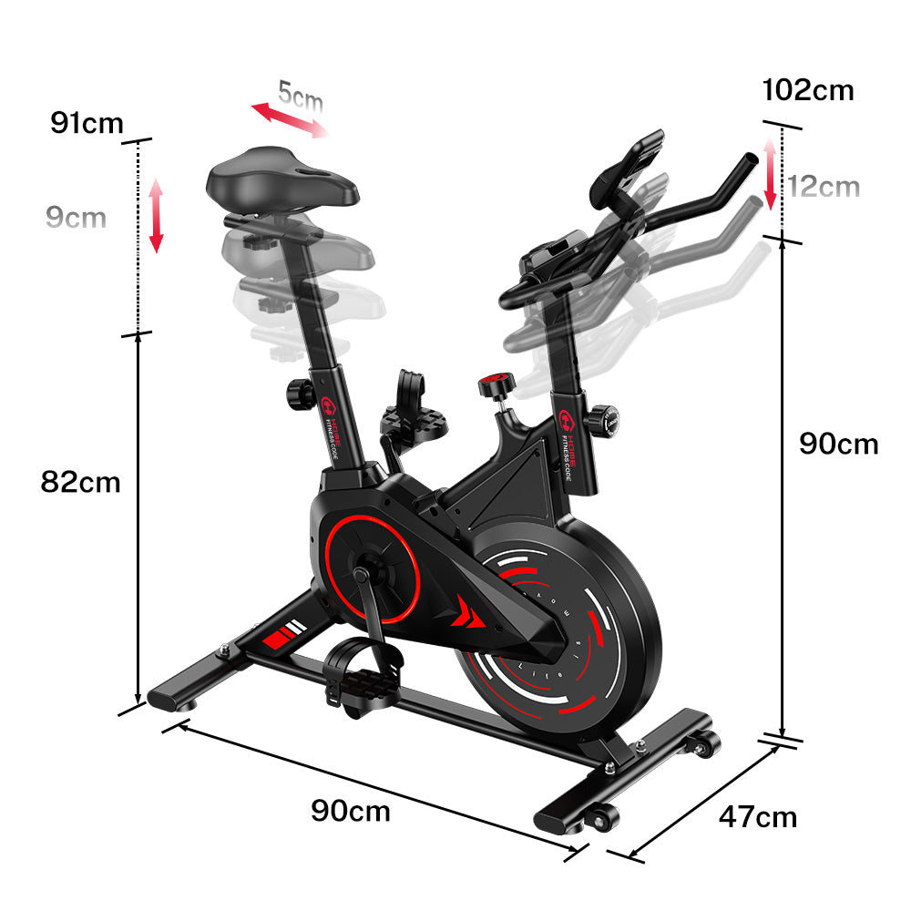 Stationär Motionscykel C1, Svänghjul 6 kg