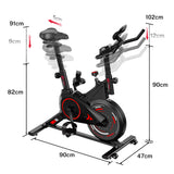 Stationär Motionscykel C1, Svänghjul 6 kg