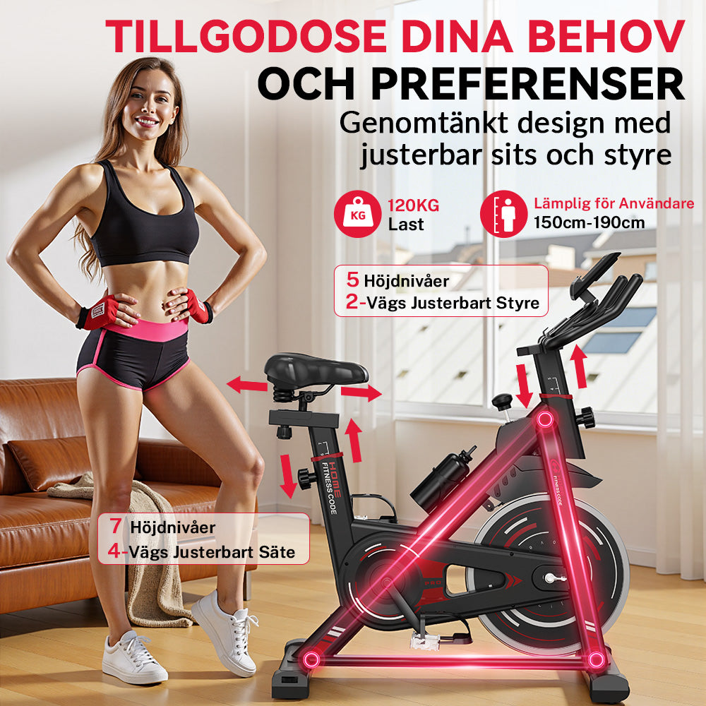 Stationär Motionscykel (2025 Ny Version)