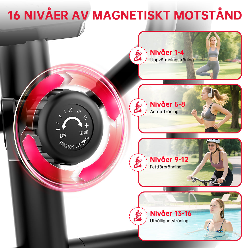 Elliptisk Maskin E200, 16-Nivåers Magnetisk Resistans