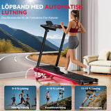 Fällbart Löpband Q5 med Lutning, Borstlös Motor, Hastighet 1-12KM/H