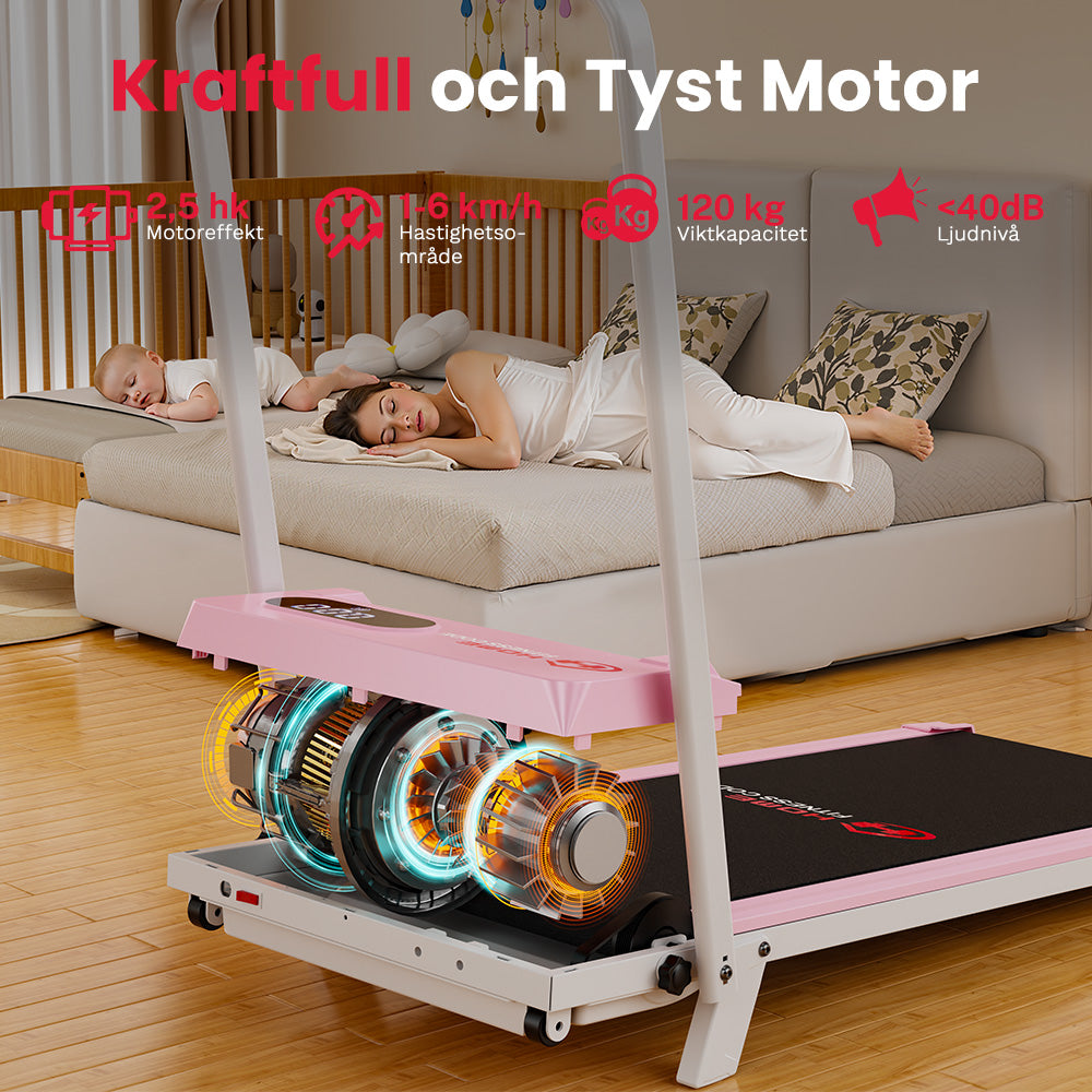 Löpband T7, Hastighet 1-6KM/H, 5 % Manuell Lutning