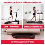 Löpband Y5 med Borstlös Motor, Hastighet 1-10KM/H, 0%-15% Automatisk Lutning