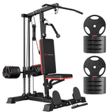 Lat Pulldown-Maskin med Hög och Låg Remskiva
