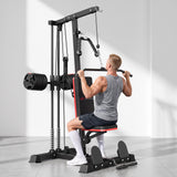 Lat Pulldown-Maskin med Hög och Låg Remskiva