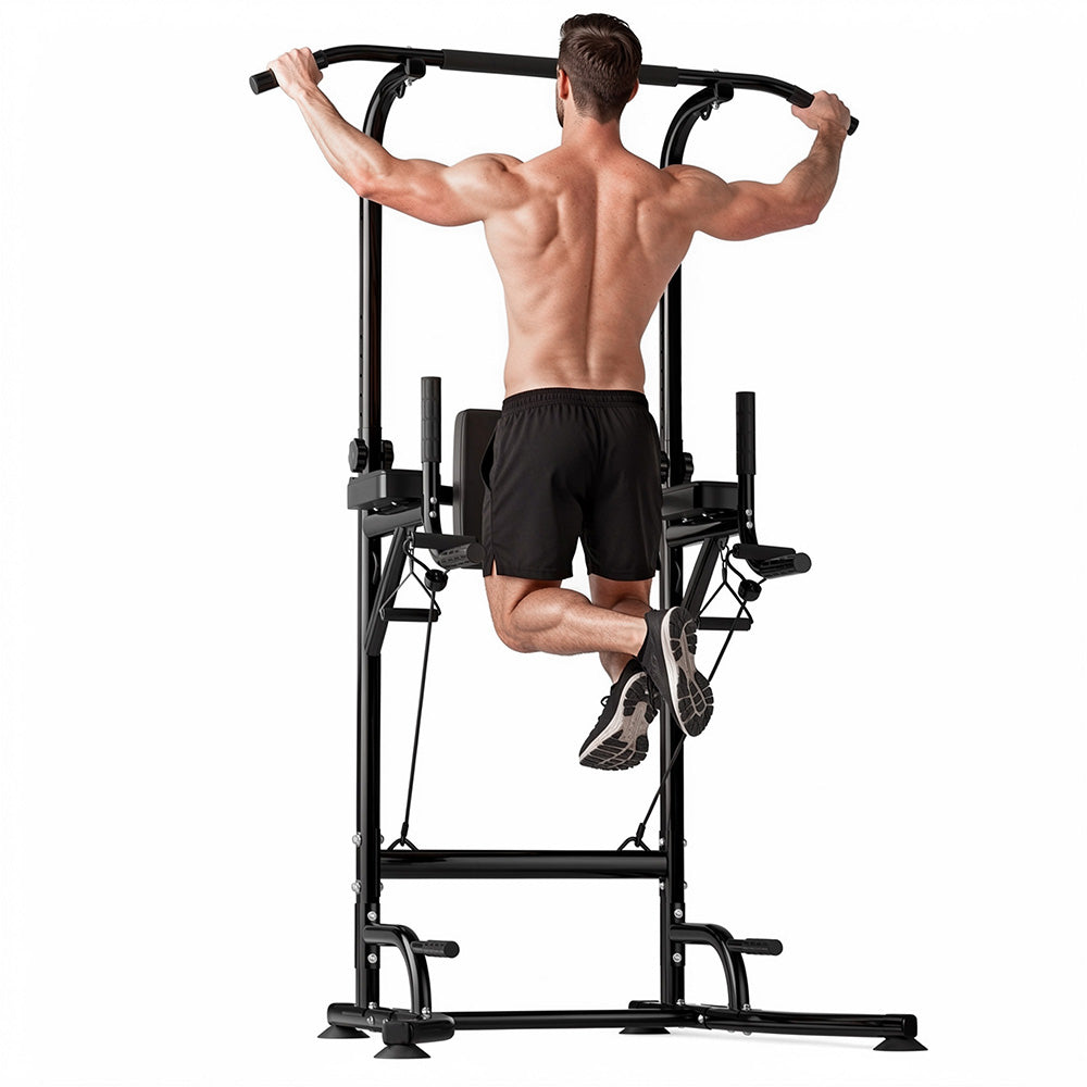 Power Tower Pull Up Bar A1, med Motståndsband