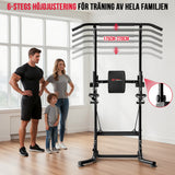 Power Tower Pull Up Bar A1, med Motståndsband