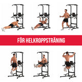 Power Tower Pull Up Bar A1, med Motståndsband