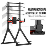 Power Tower Pull Up Bar B1, 12-Stegs Höjdjustering