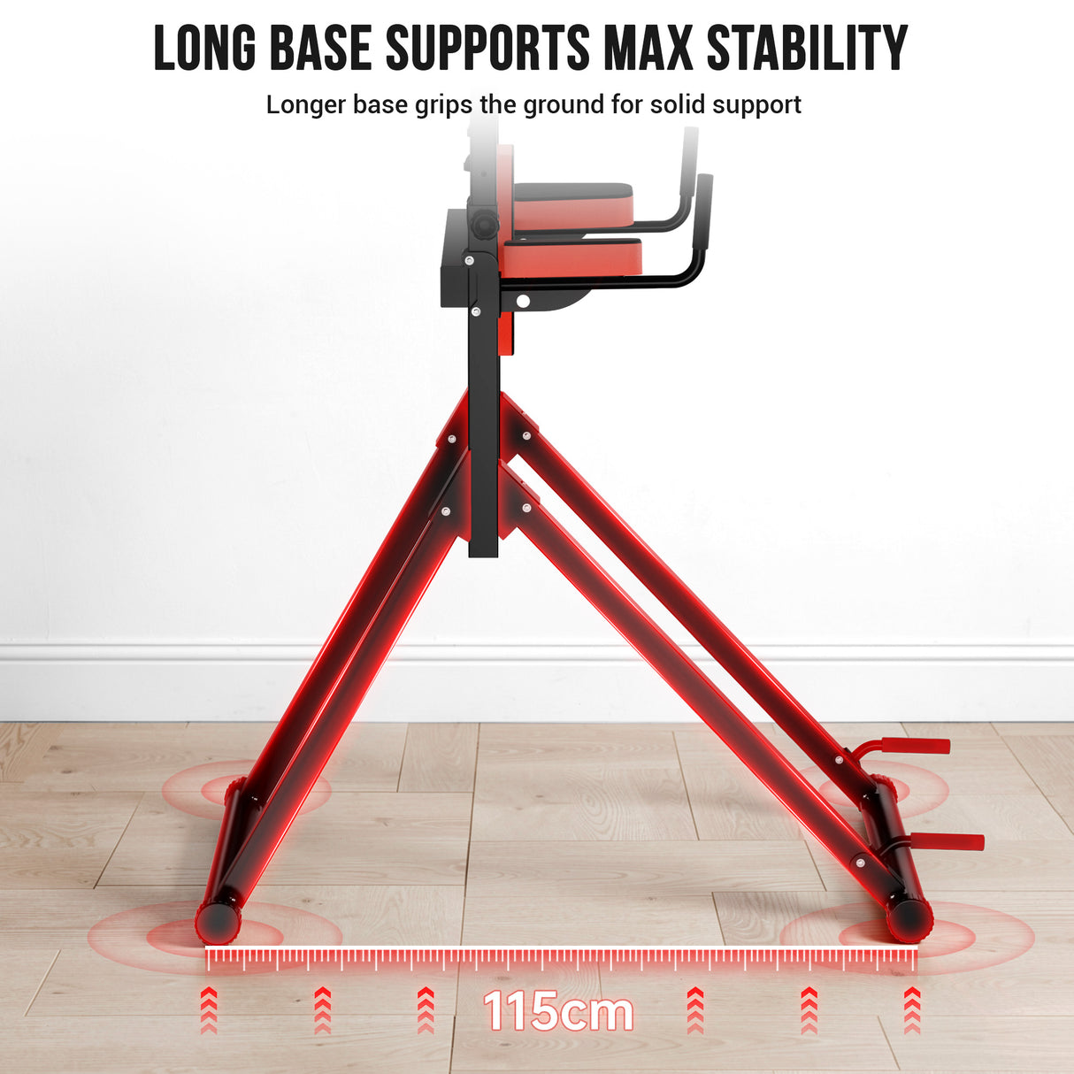 Power Tower Pull Up Bar B1, 12-Stegs Höjdjustering