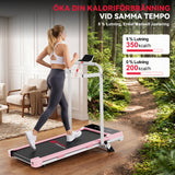 Fällbart Löpband Q2 Pro med Borstlös Motor, Hastighet 1–10 km/h, 5 % Manuell Lutning (Ny Version)