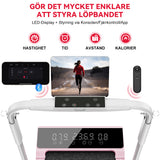 Fällbart Löpband Q2 Pro med Borstlös Motor, Hastighet 1–10 km/h, 5 % Manuell Lutning (Ny Version)