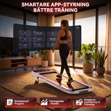 Fällbart Löpband Q2 Pro med Borstlös Motor, Hastighet 1–10 km/h, 5 % Manuell Lutning (Ny Version)
