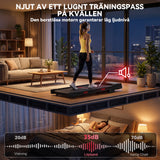 Löpband Q2 Pro med Borstlös Motor, Hastighet 1–10 km/h, 5 % Manuell Lutning (Ny Version)