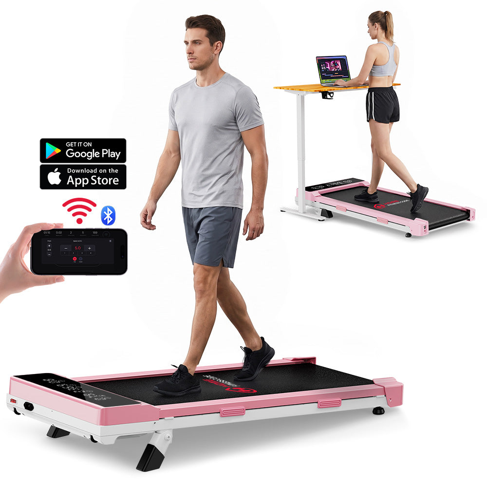 Löpband Q2 Pro med Borstlös Motor, Hastighet 1–10 km/h, 5 % Manuell Lutning (Ny Version)