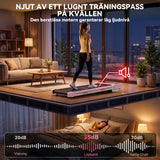 Löpband Q2 Pro med Borstlös Motor, Hastighet 1–10 km/h, 5 % Manuell Lutning (Ny Version)