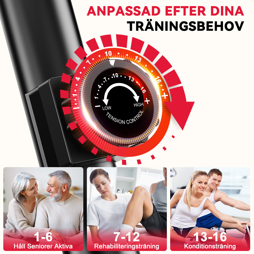 Liggande Motionscykel X1, 16 Motståndsnivåer