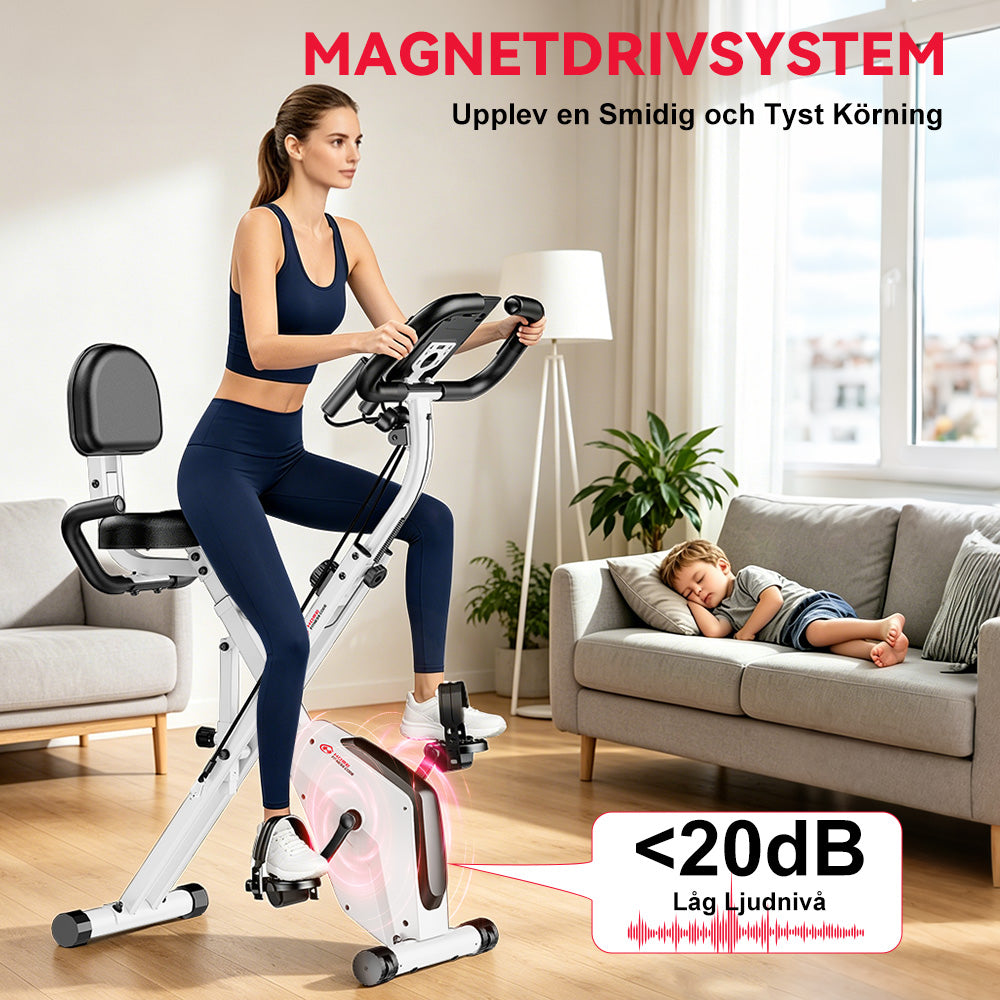 Hopfällbar Motionscykel, Magnetiskt Motstånd