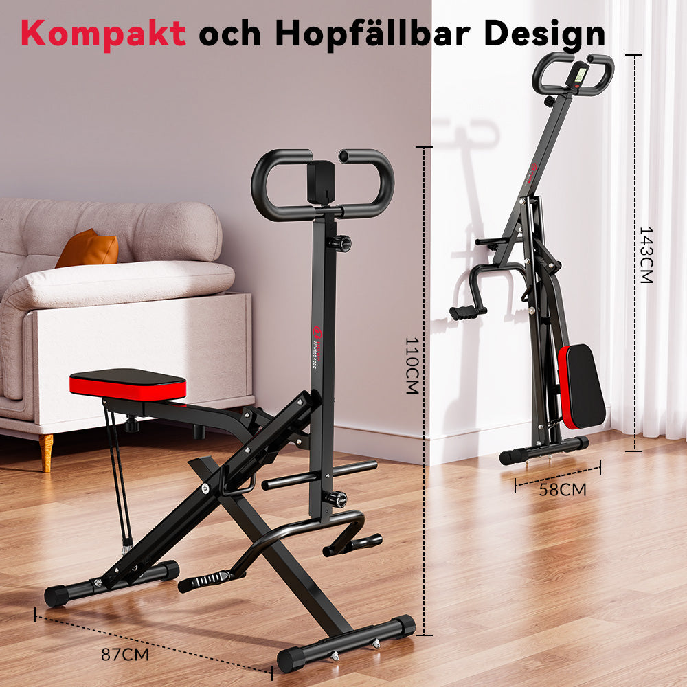 Hopfällbar Djup Knäböjsmaskin