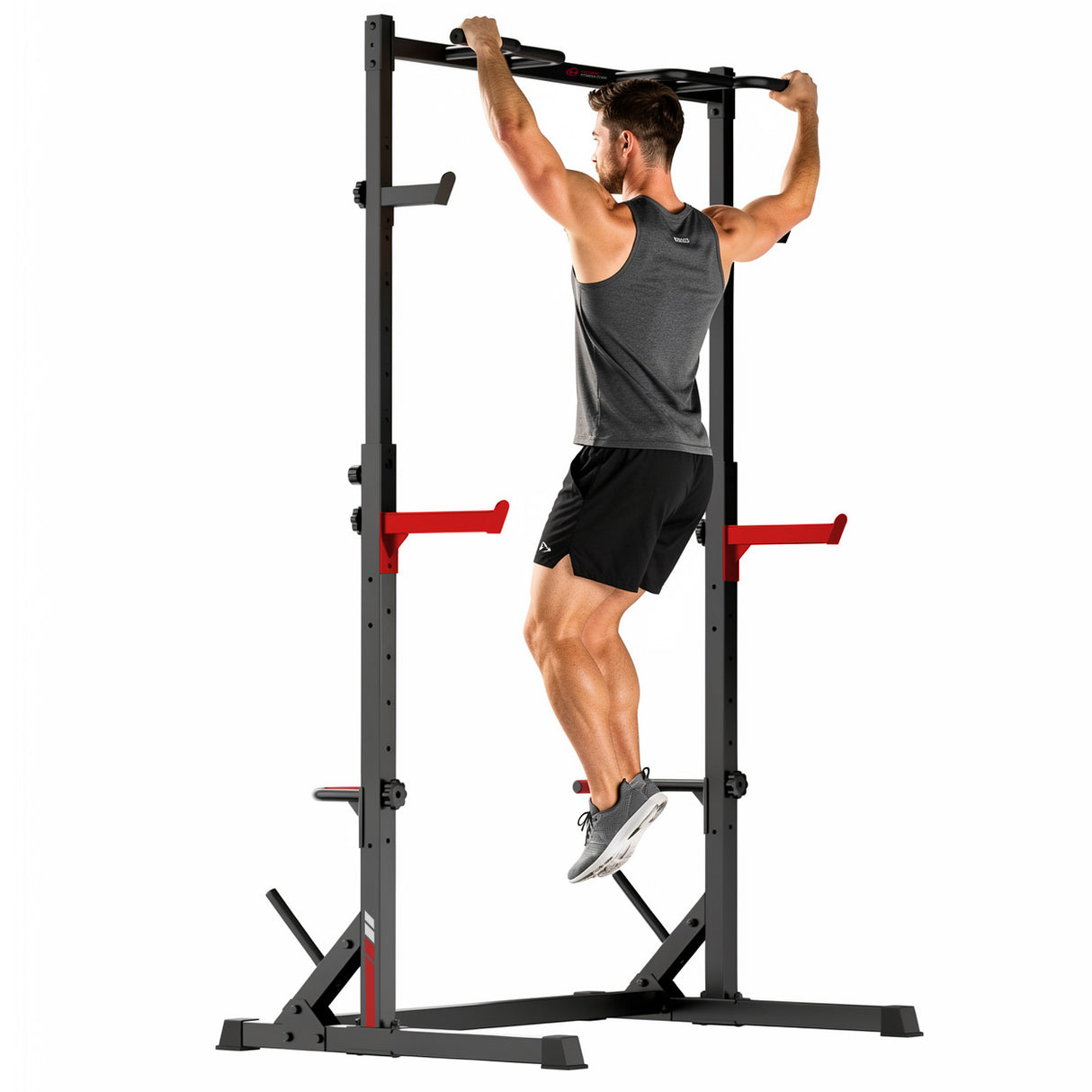 Knäböj Half Rack med Pull-Up-Stång