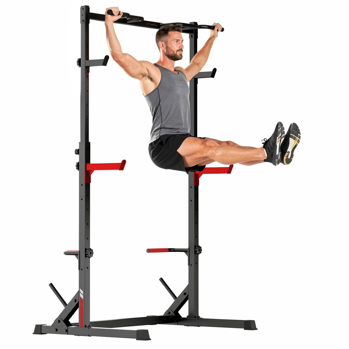 Knäböj Half Rack med Pull-Up-Stång