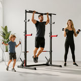 Knäböj Half Rack med Pull-Up-Stång