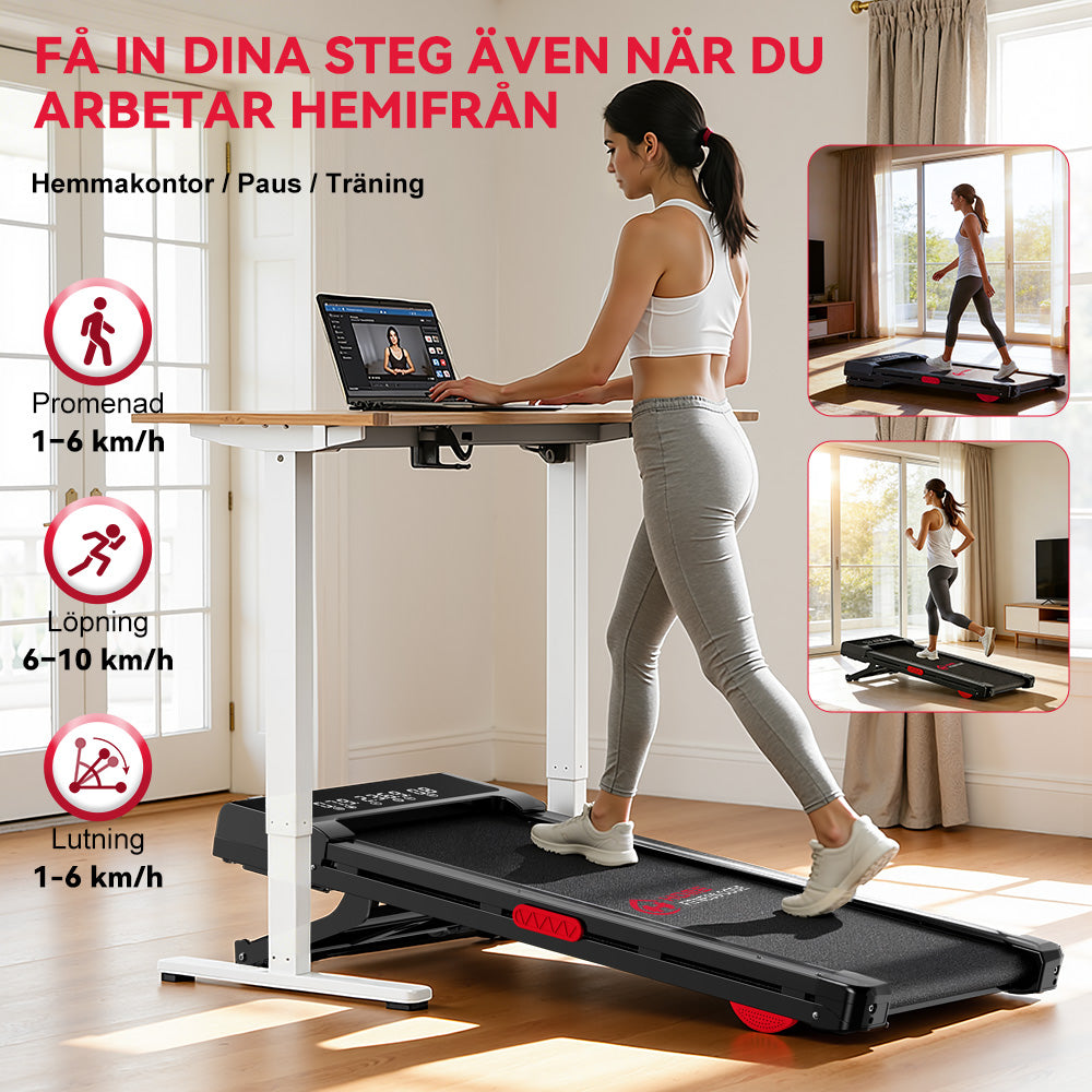 Löpband Y3 med Borstlös Motor, 12% Automatisk Lutning