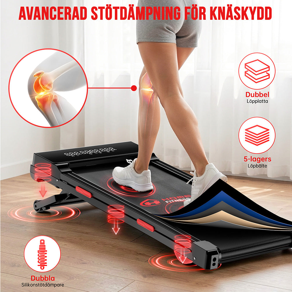 Löpband Y5 med Borstlös Motor, 0%-15% Automatisk Lutning