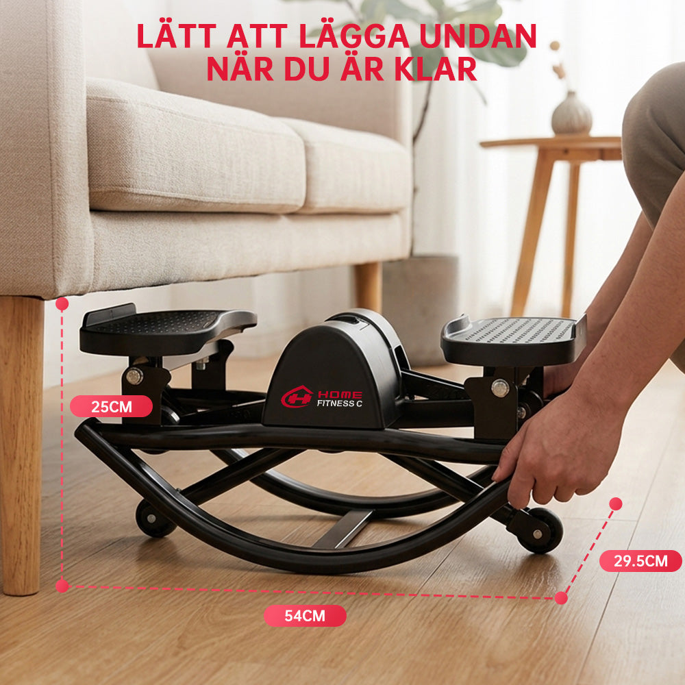 U-Formade Laterala Stepmaskin, med Motståndsband och Halkfri Matta