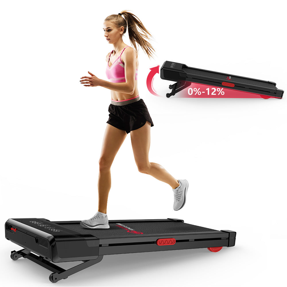 Löpband Y1 med 0-12 % Automatisk Lutning, Hastighet 1-10KM/H